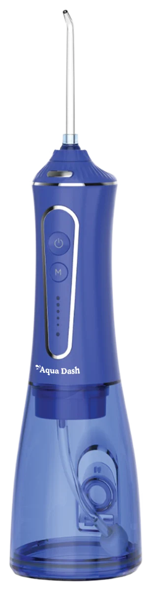 جهاز Aqua Dash لتنظيف الأسنان بالماء للكبار، أزرق